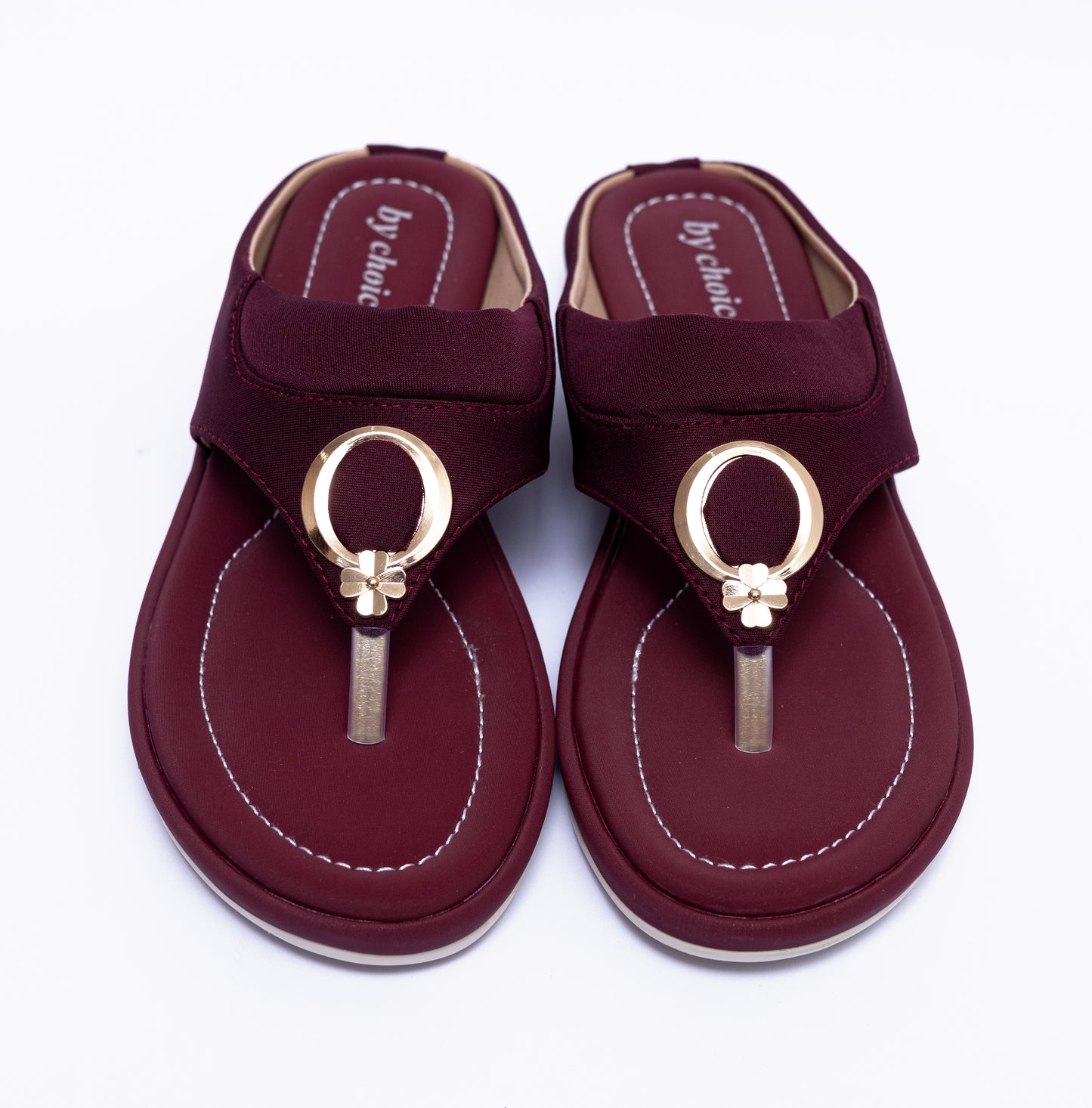 Attractive and Fancy Maroon Women Slipper