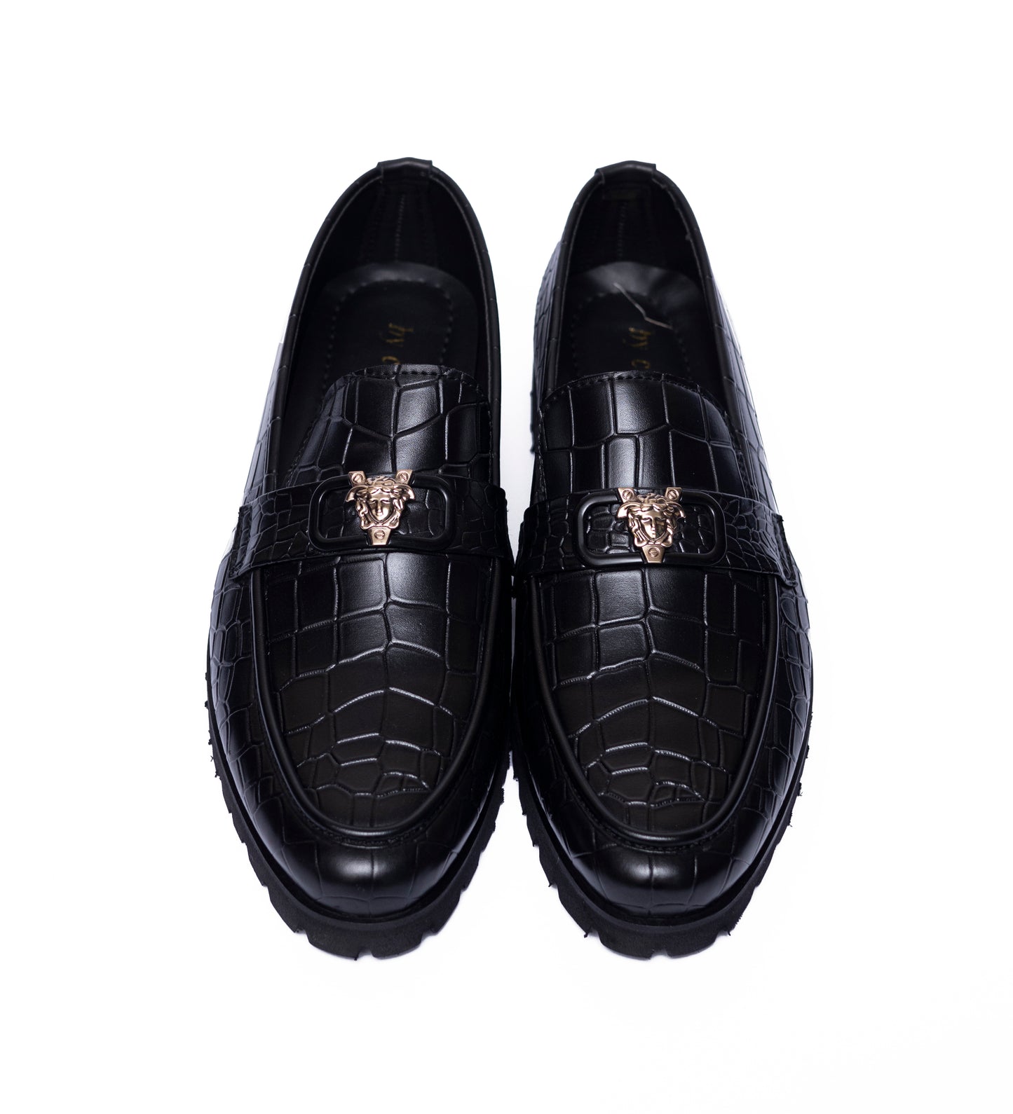 Black High Sole Croc