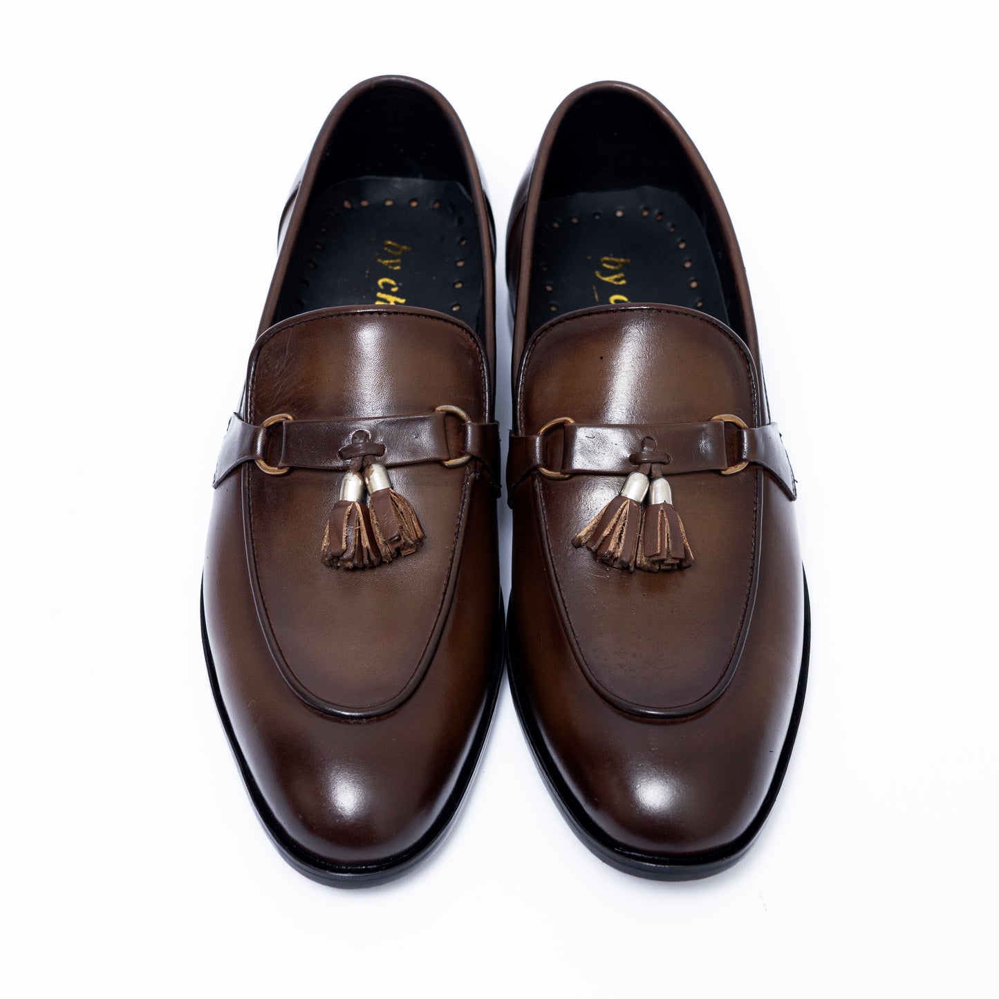 Brown Premium Leather Tassel Shoes