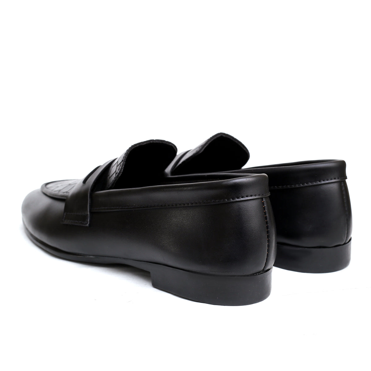 Black Croc Patent Formal Shoes
