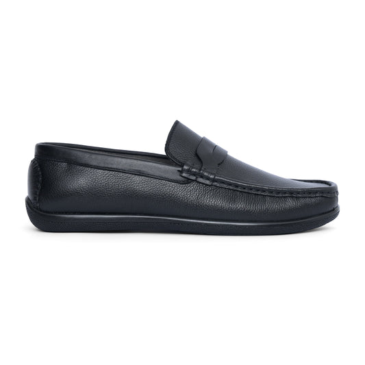 Black Medicated Premium Penny Strap Loafer