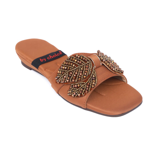 Women's Fancy Mustard Leaf Slipper