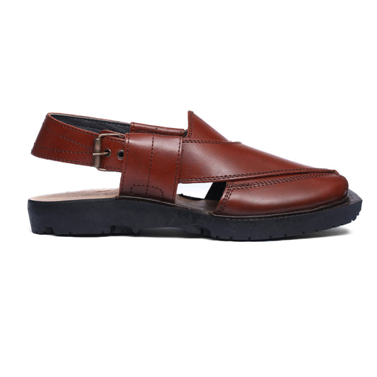 Brown Leather Narozi Chappal