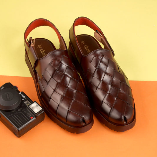 ROYAL BRAIDED HIGH SOLE LEATHER KHERI