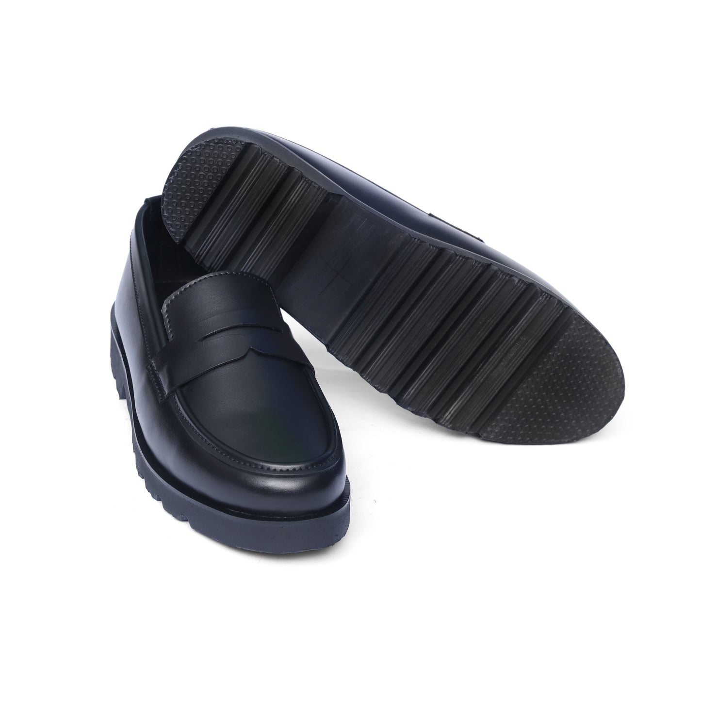 High Sole Penny Strap Loafer