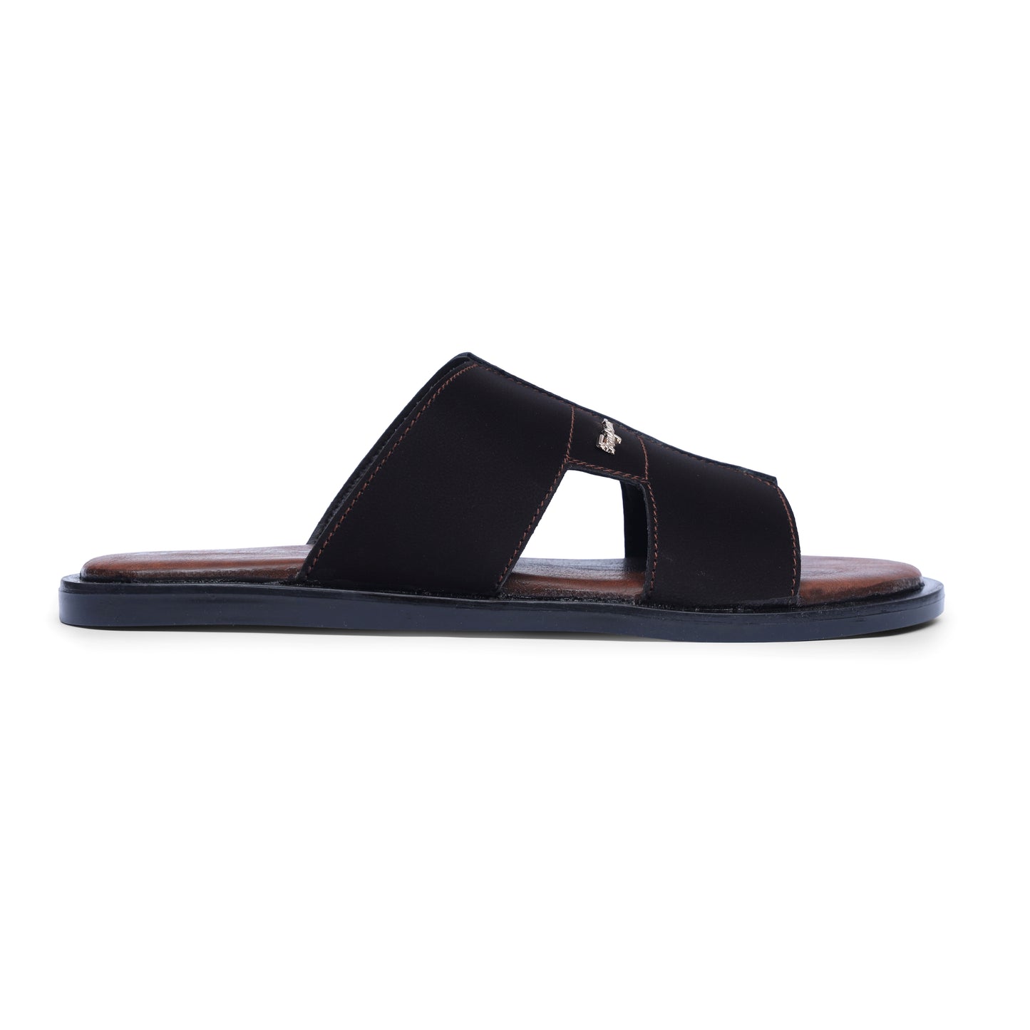 Men's Luxe Brown Slippers