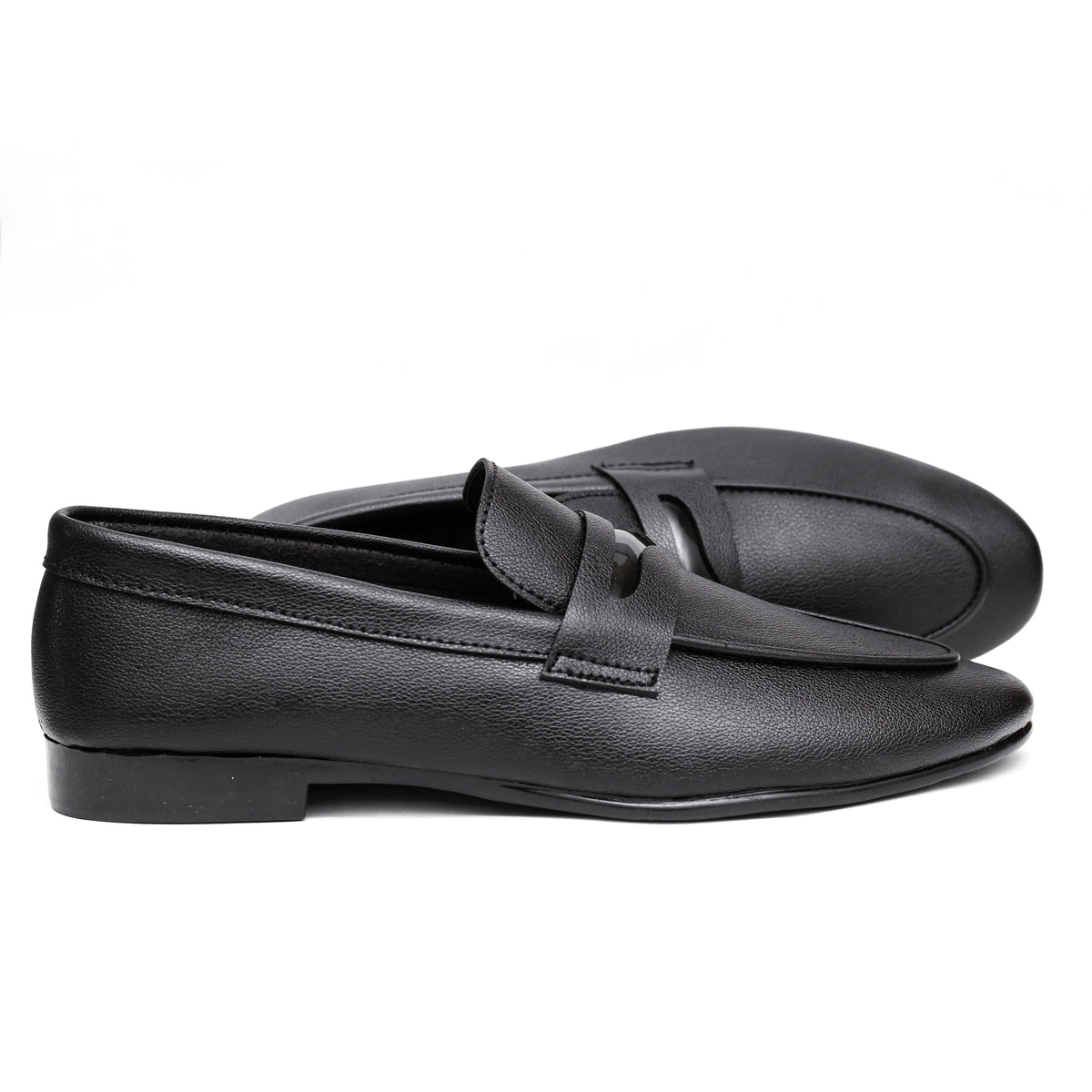 Black Patent Strap Formal Shoes