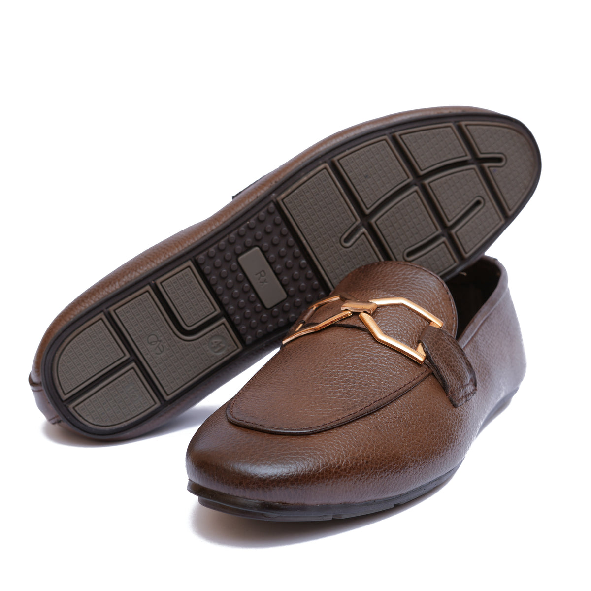 Brown Leather Elegant Loafer