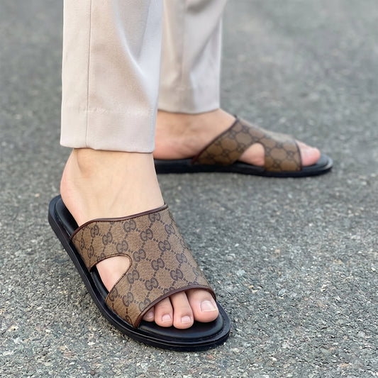Men's Luxe Gucci Pattern Slippers
