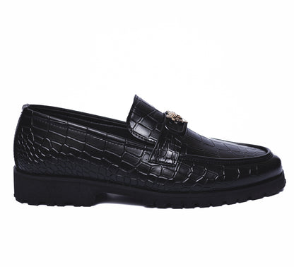 Black High Sole  Croc