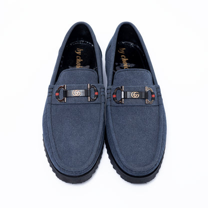 Blue Suede Sophisticated High Sole