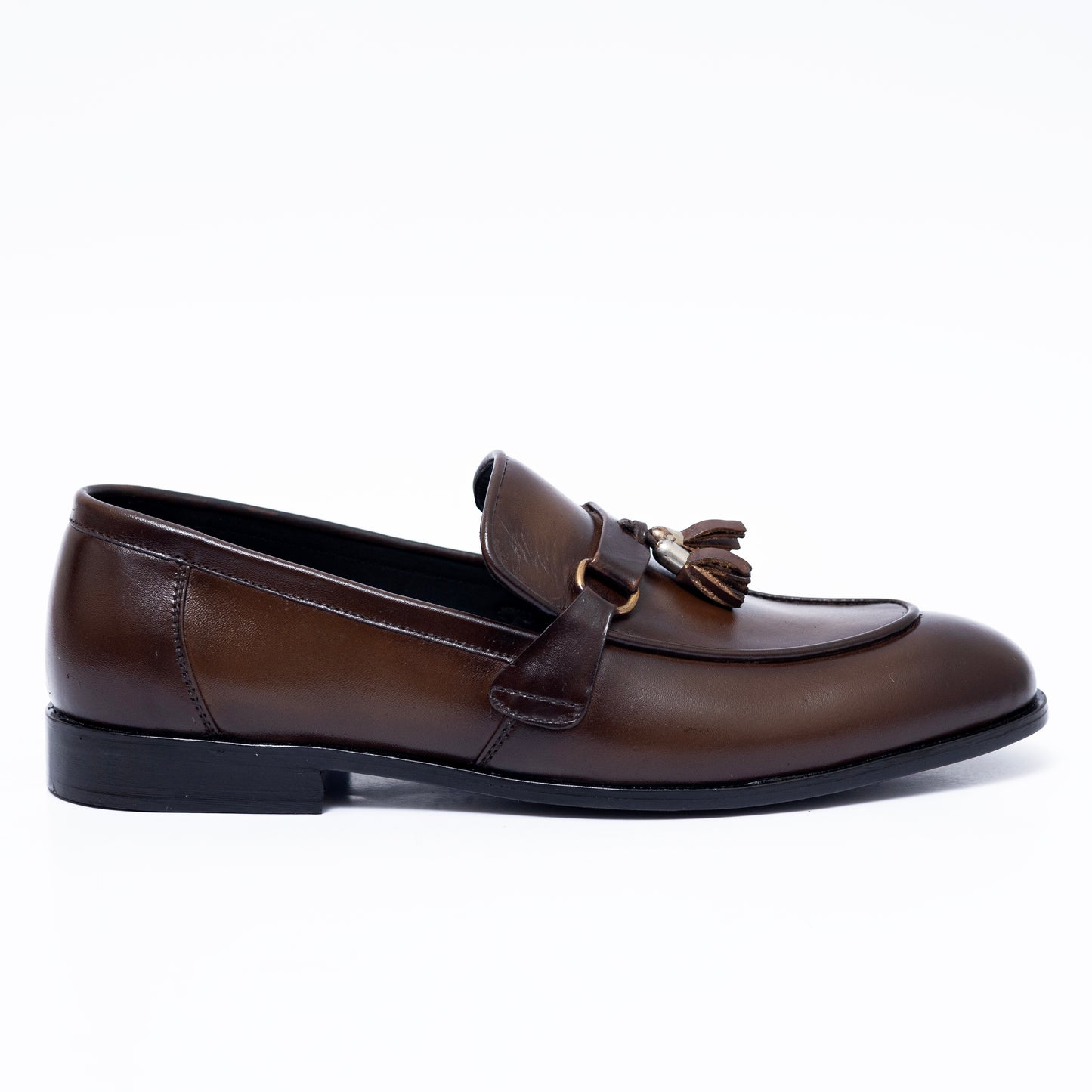 Brown Premium Leather Tassel Shoes
