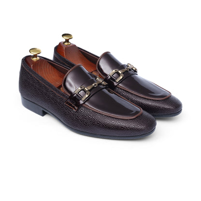 Brown shiny metal Bit Formal