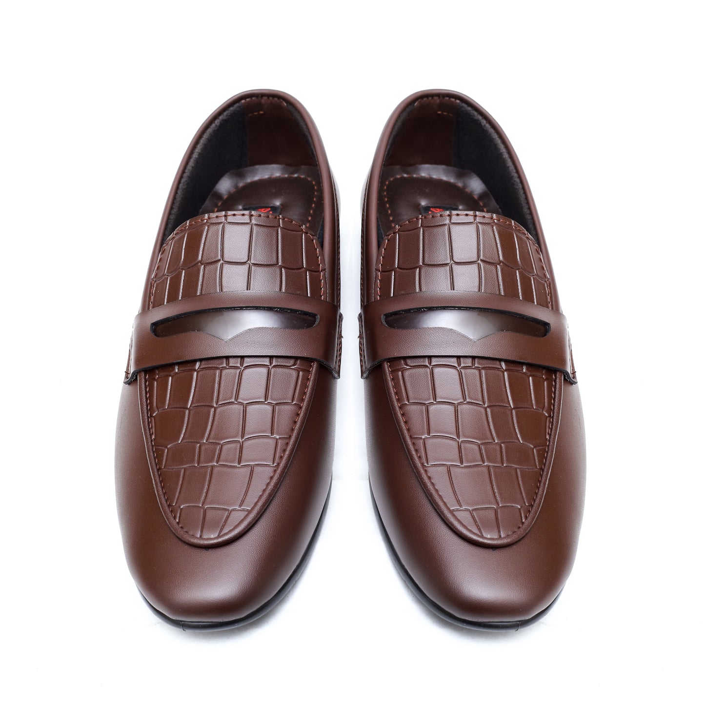 Brown Crocodile  Formal Shoes
