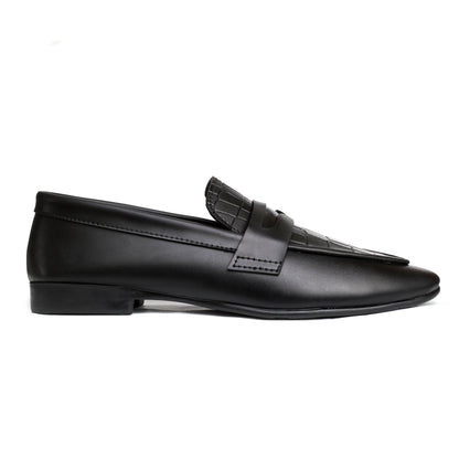 Black Crocodile  Formal  Shoe