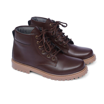 Brown Combat Boots