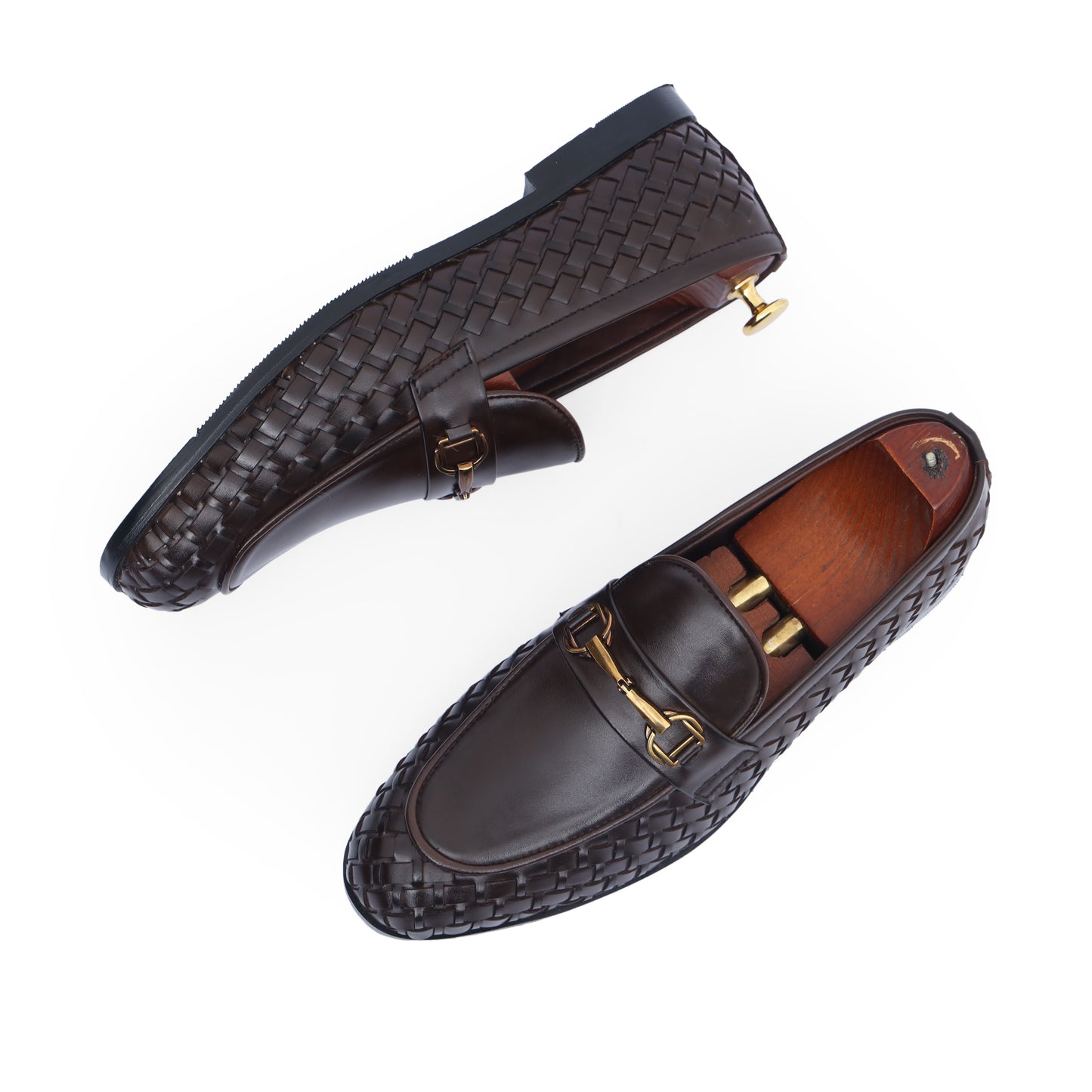 Brown Elegant Braided Formal