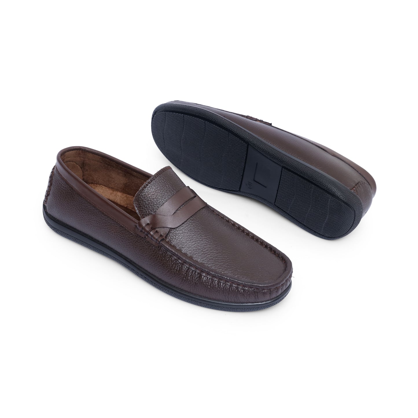 Brown Medicated Premium Penny Strap Loafer