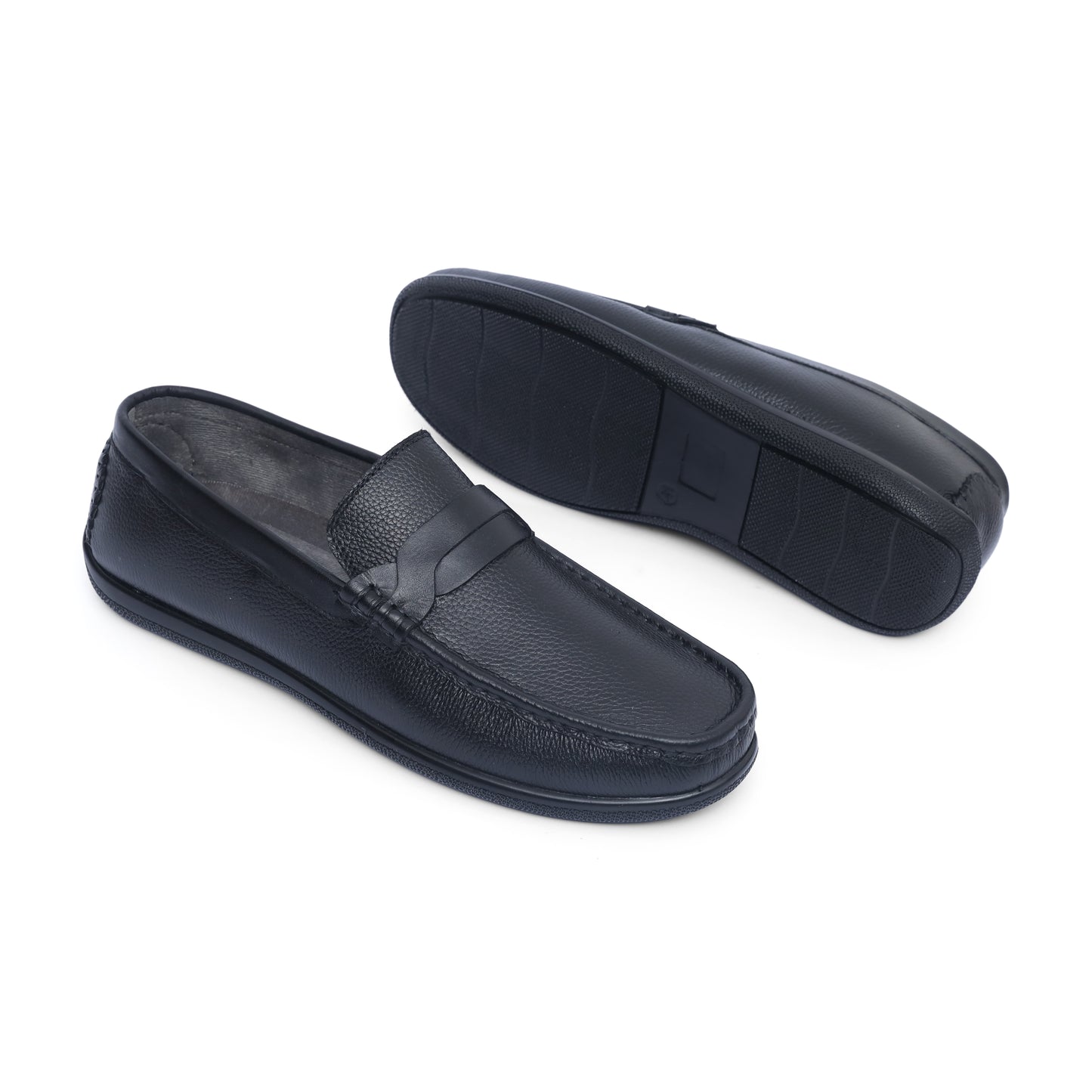 Black Medicated Premium Penny Strap Loafer