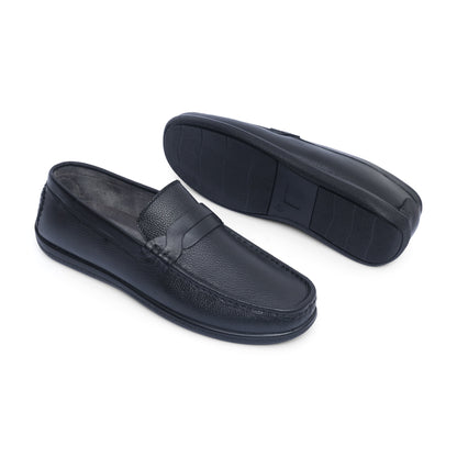 Black Medicated Premium Penny Strap Loafer