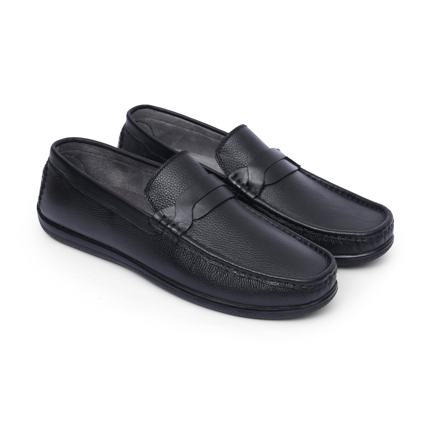 Black Medicated Premium Penny Strap Loafer