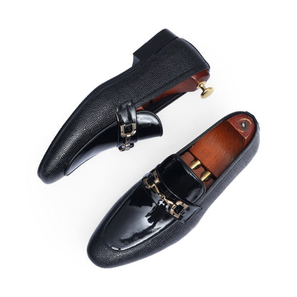 Black Shiny Metal Bit Formal