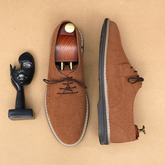 Mustard  Lace Up Shoes