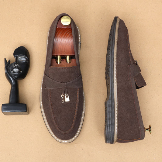 Brown Suede Elegent Comfortable Loafer