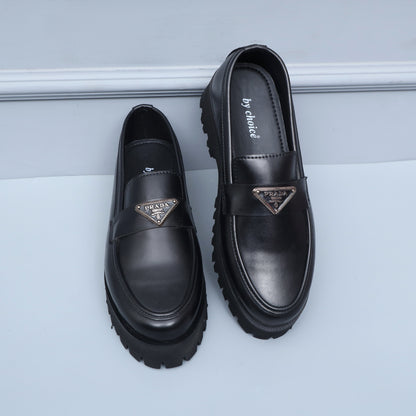 HIGH SOLE PRADA BUCKLE CHUNKY LOAFER