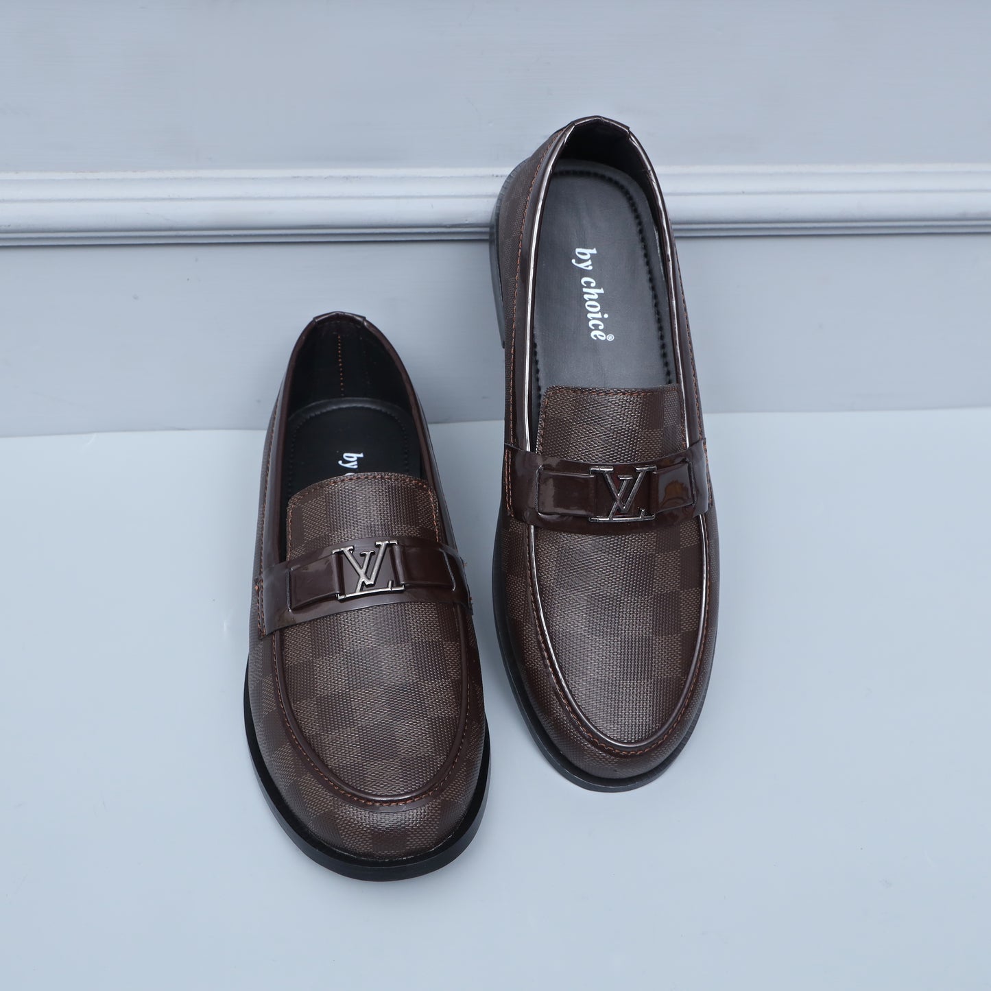Brown LV Style Upper shoe