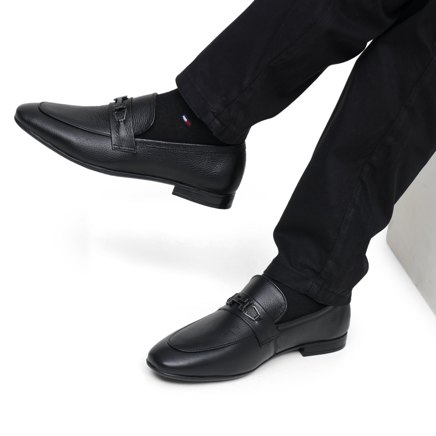 Black Premium Cow Mild Leather Shoe