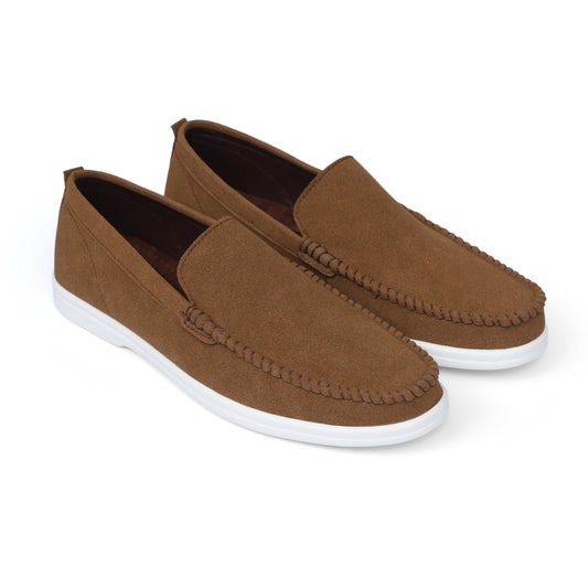 Tan Suede Loro Piana Loafer