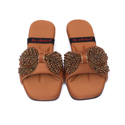 Fancy Mustard Leaf Slippers