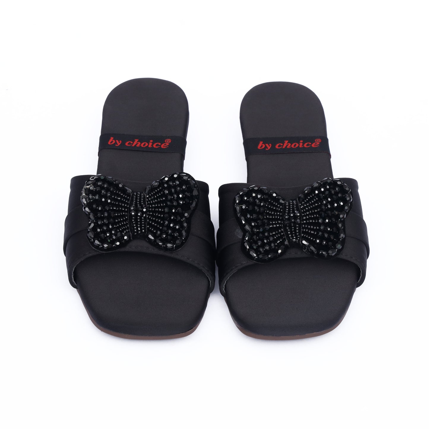 Comfortable Black Butterfly Slippers