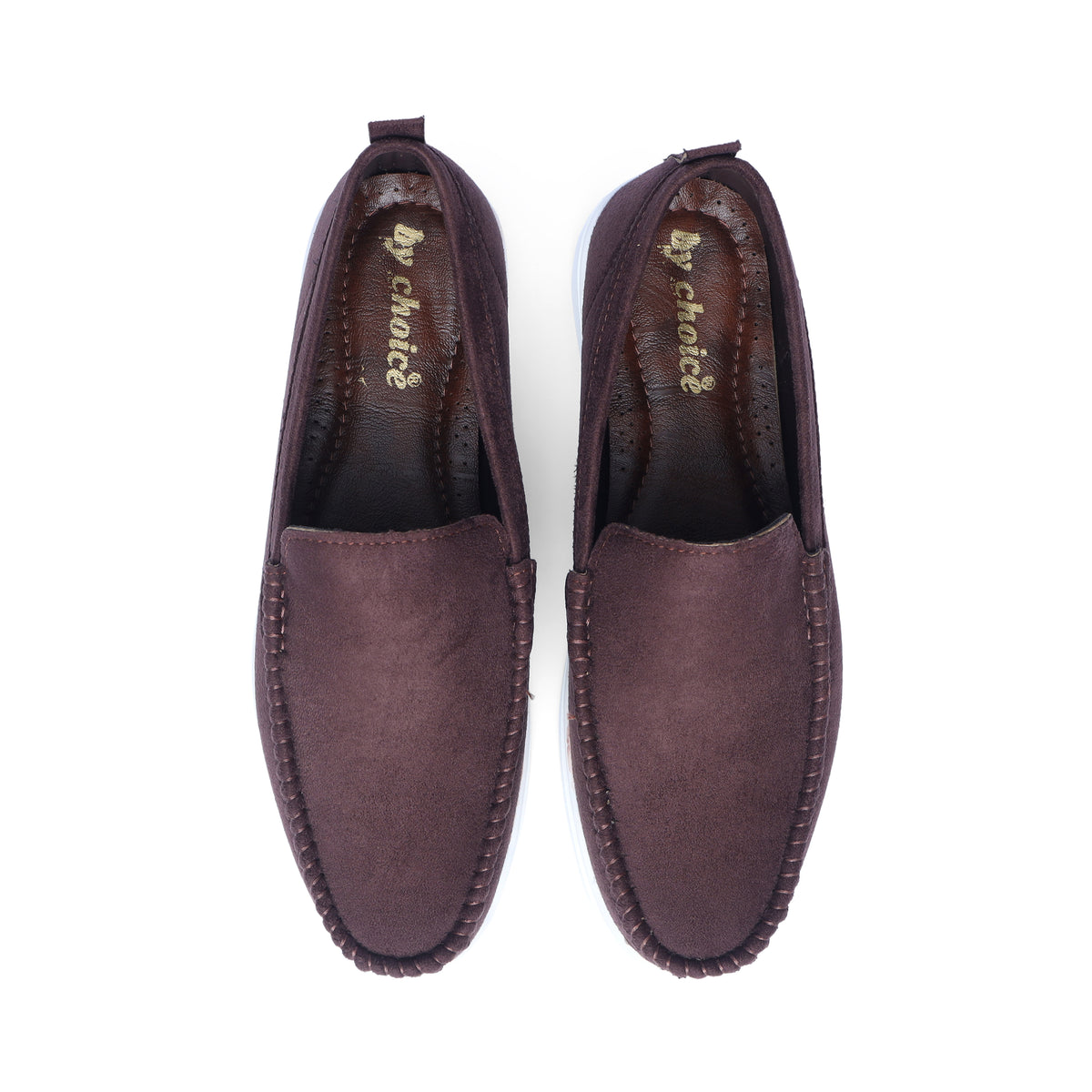 Brown Suede Loro Piana Loafers