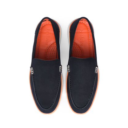 Black Suede Leather Loafers