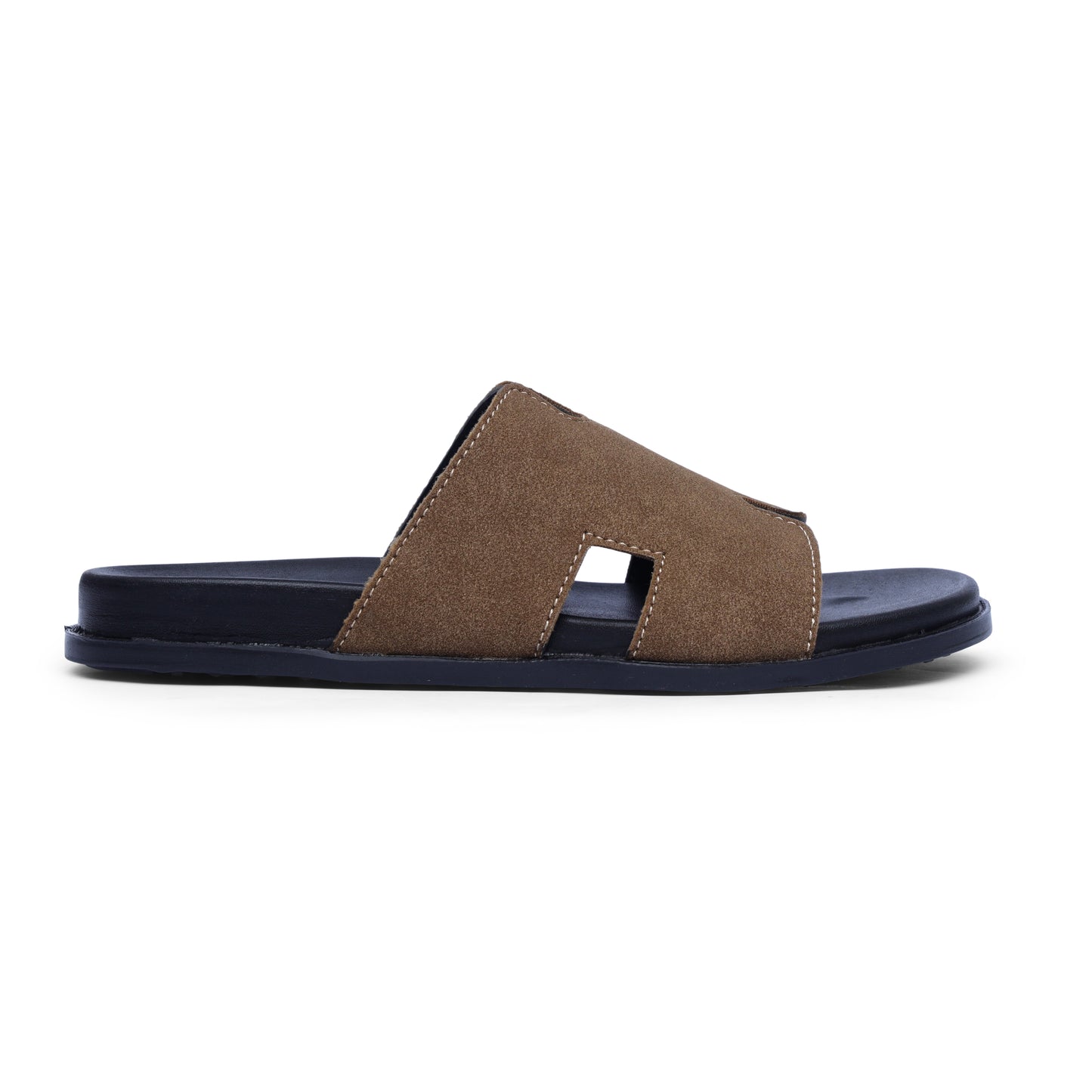 Men's Mustard Suede Medicated Slippers