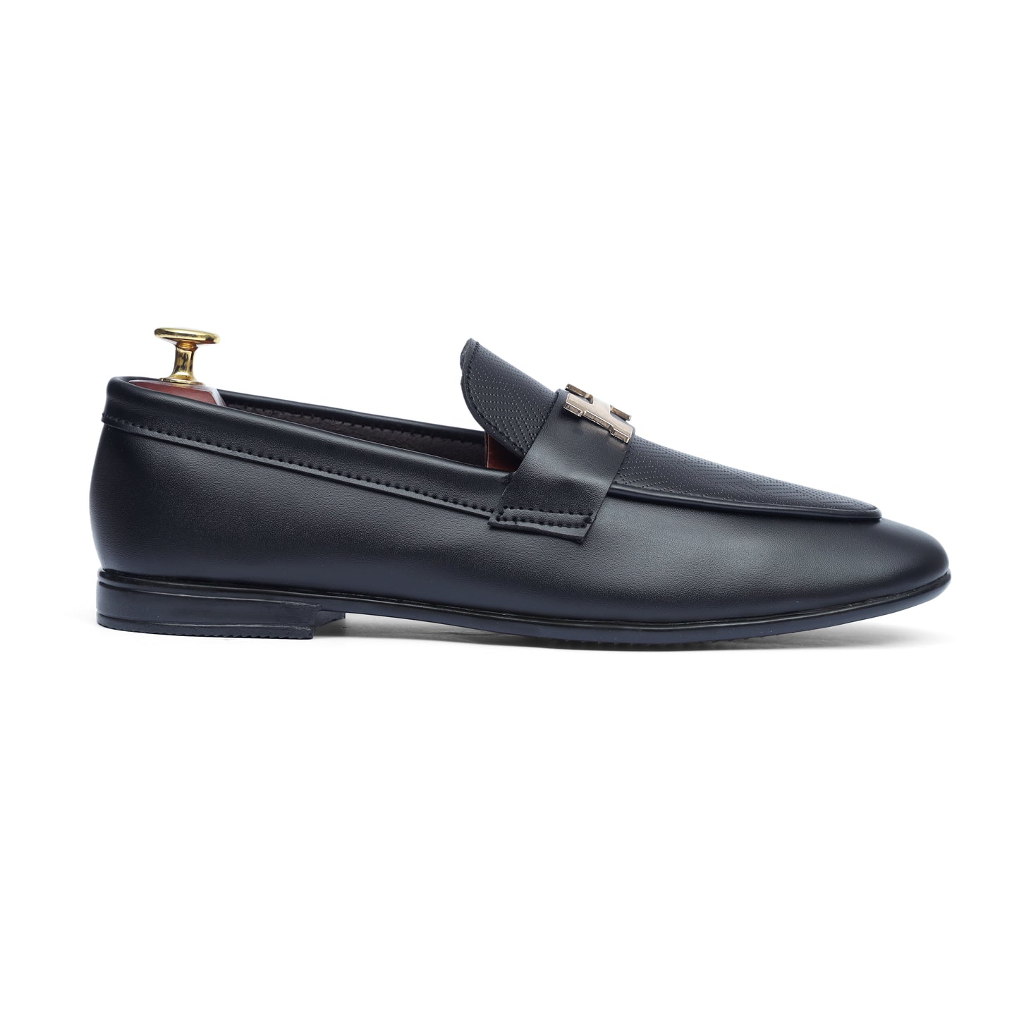 Black Elegant H buckle Shoe