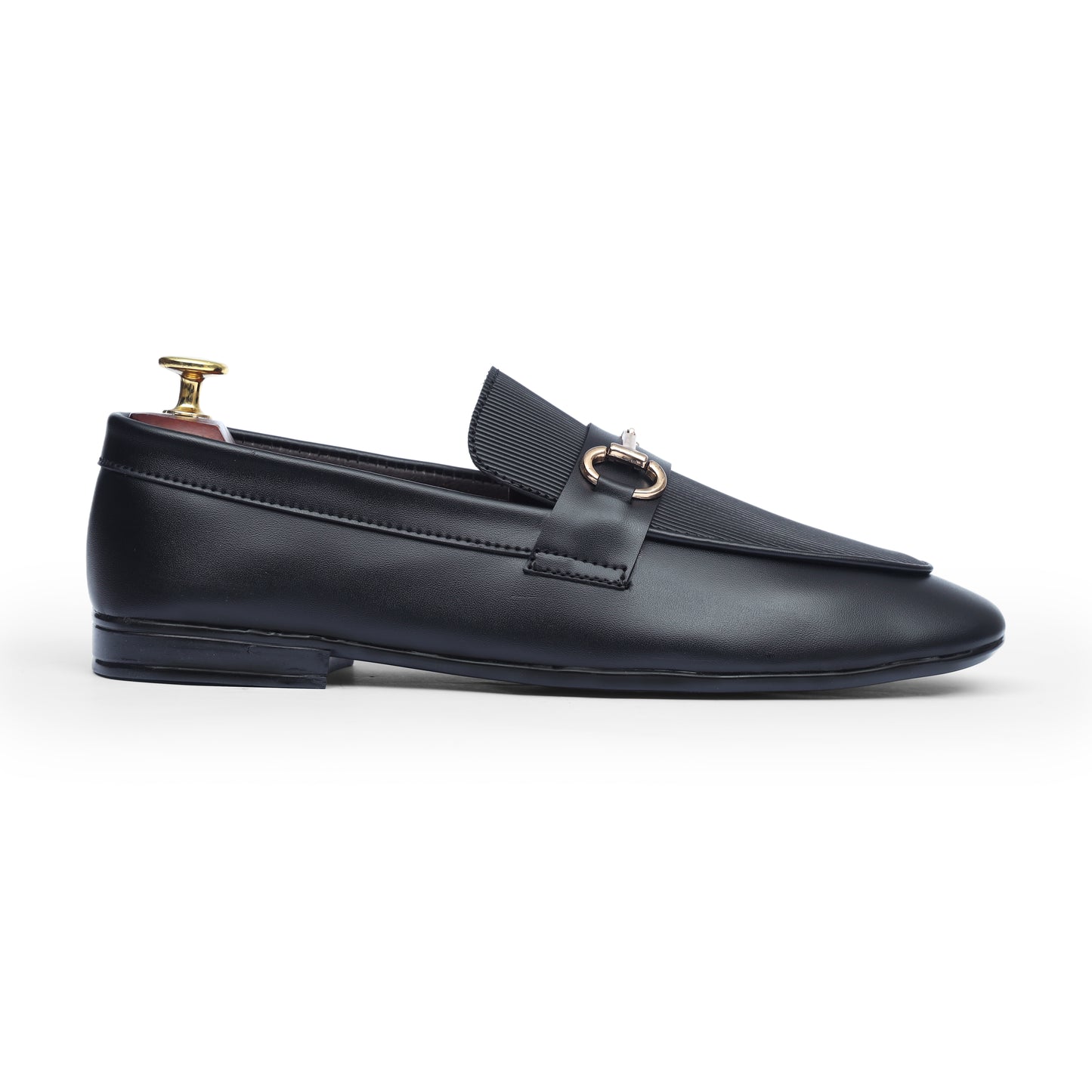 Classic Black lining Textured Shoe