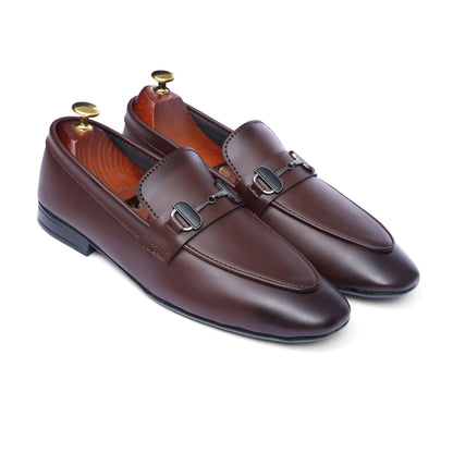 Classic Brown Shoe – Black Buckle