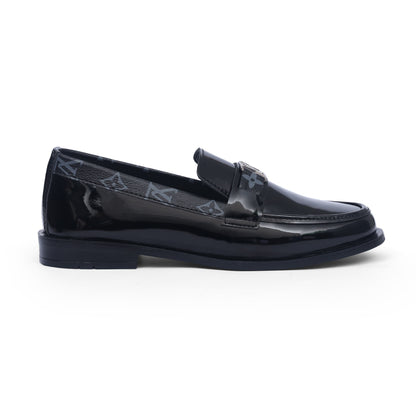 Black LV Patent Loafers