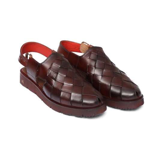 ROYAL BRAIDED HIGH SOLE LEATHER KHERI