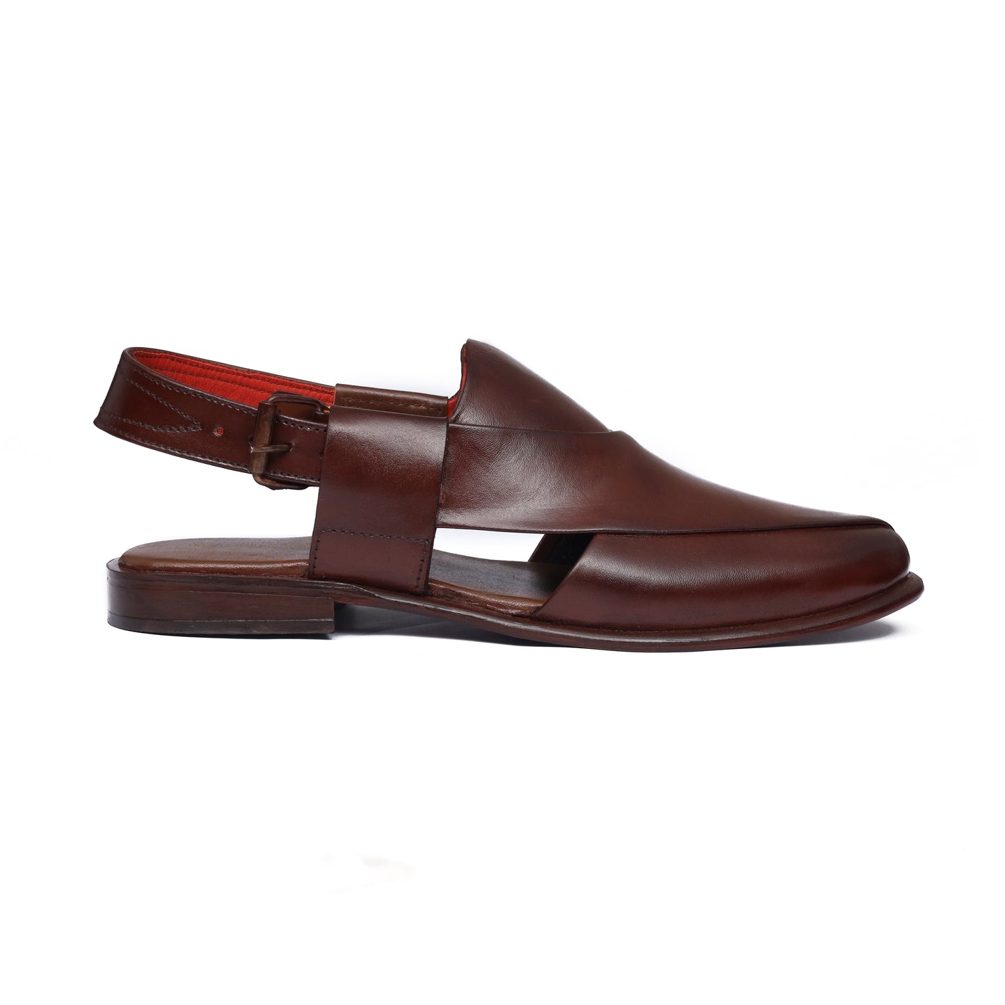 BROWN LEATHER FORMAL KHERI
