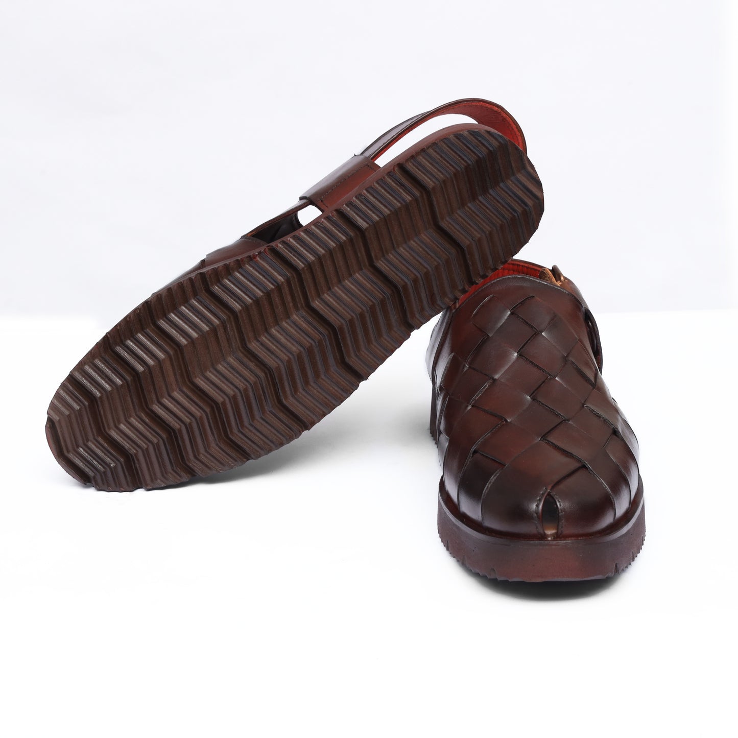 ROYAL BRAIDED HIGH SOLE LEATHER KHERI