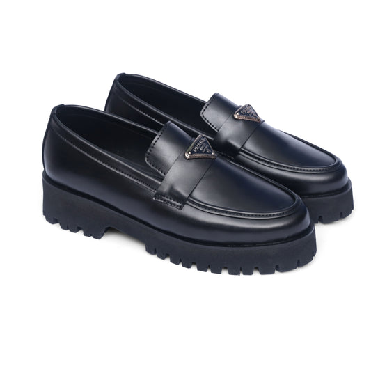 HIGH SOLE PRADA BUCKLE CHUNKY LOAFER