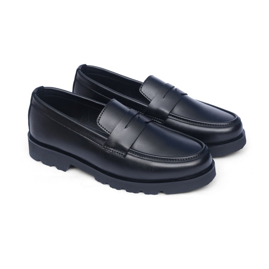High Sole Penny Strap Loafer