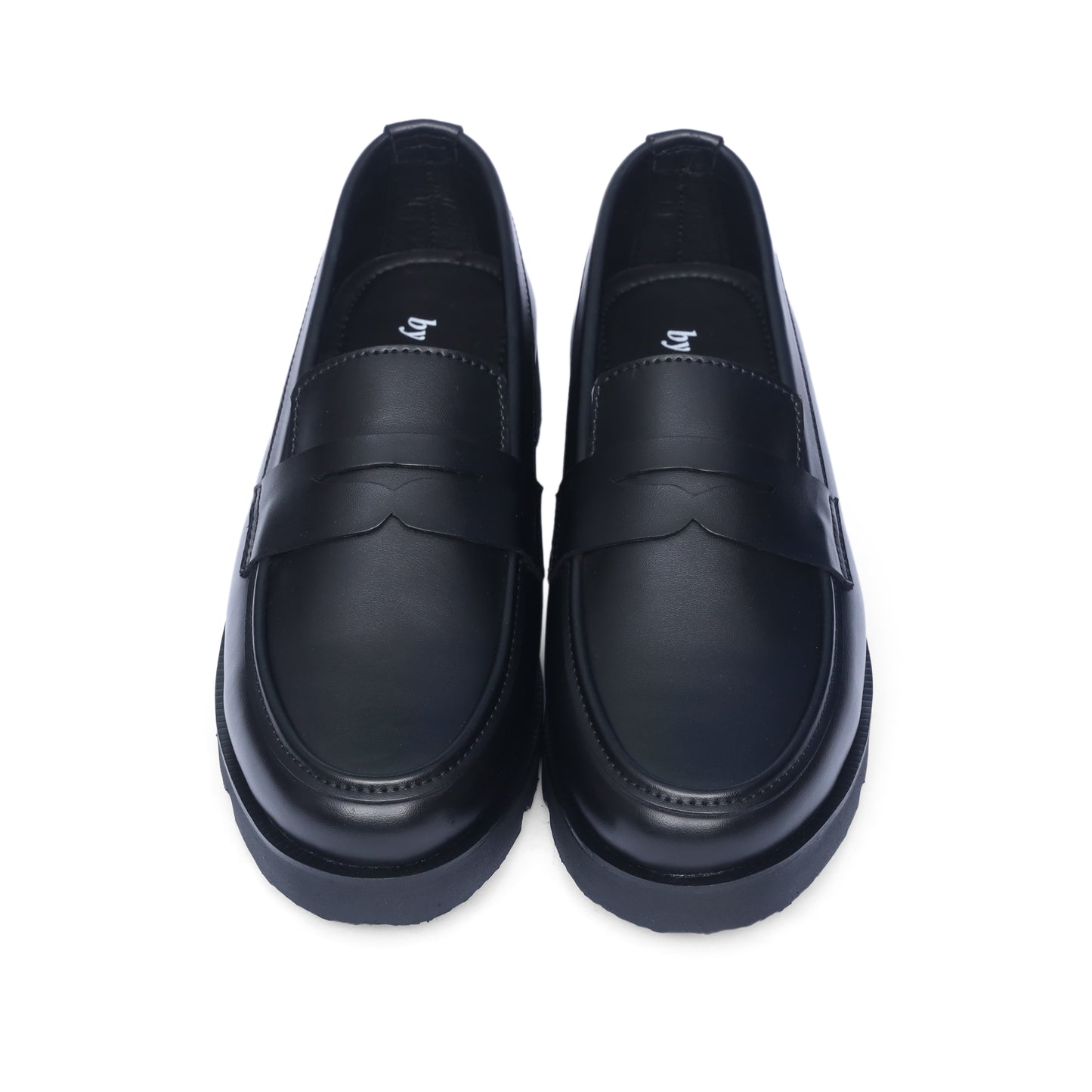 High Sole Penny Strap Loafer
