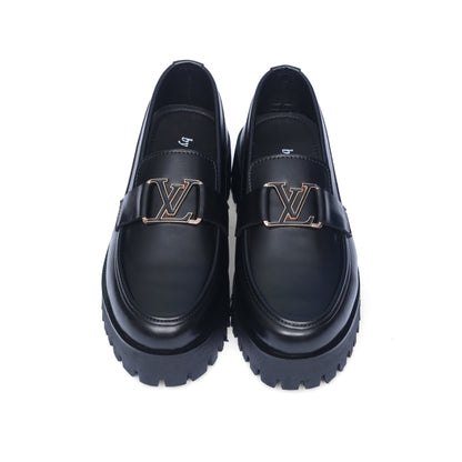 HIGH SOLE LV BUCKL CHUNKY LOAFER