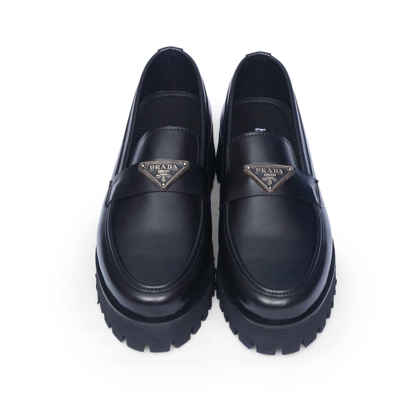 HIGH SOLE PRADA BUCKLE CHUNKY LOAFER
