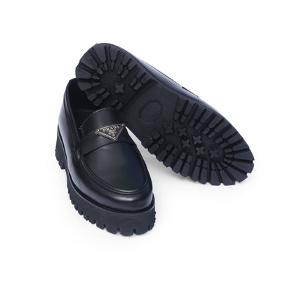 HIGH SOLE PRADA BUCKLE CHUNKY LOAFER